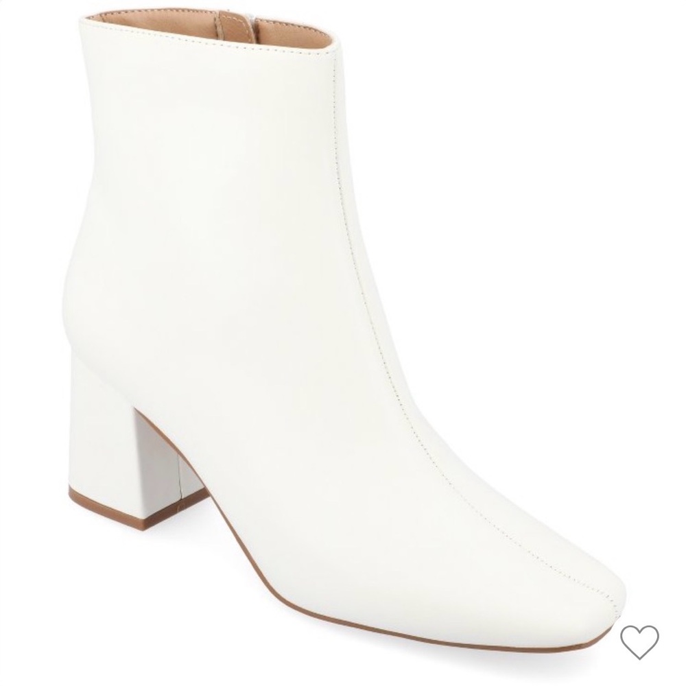 A New Day White Ankle Boots